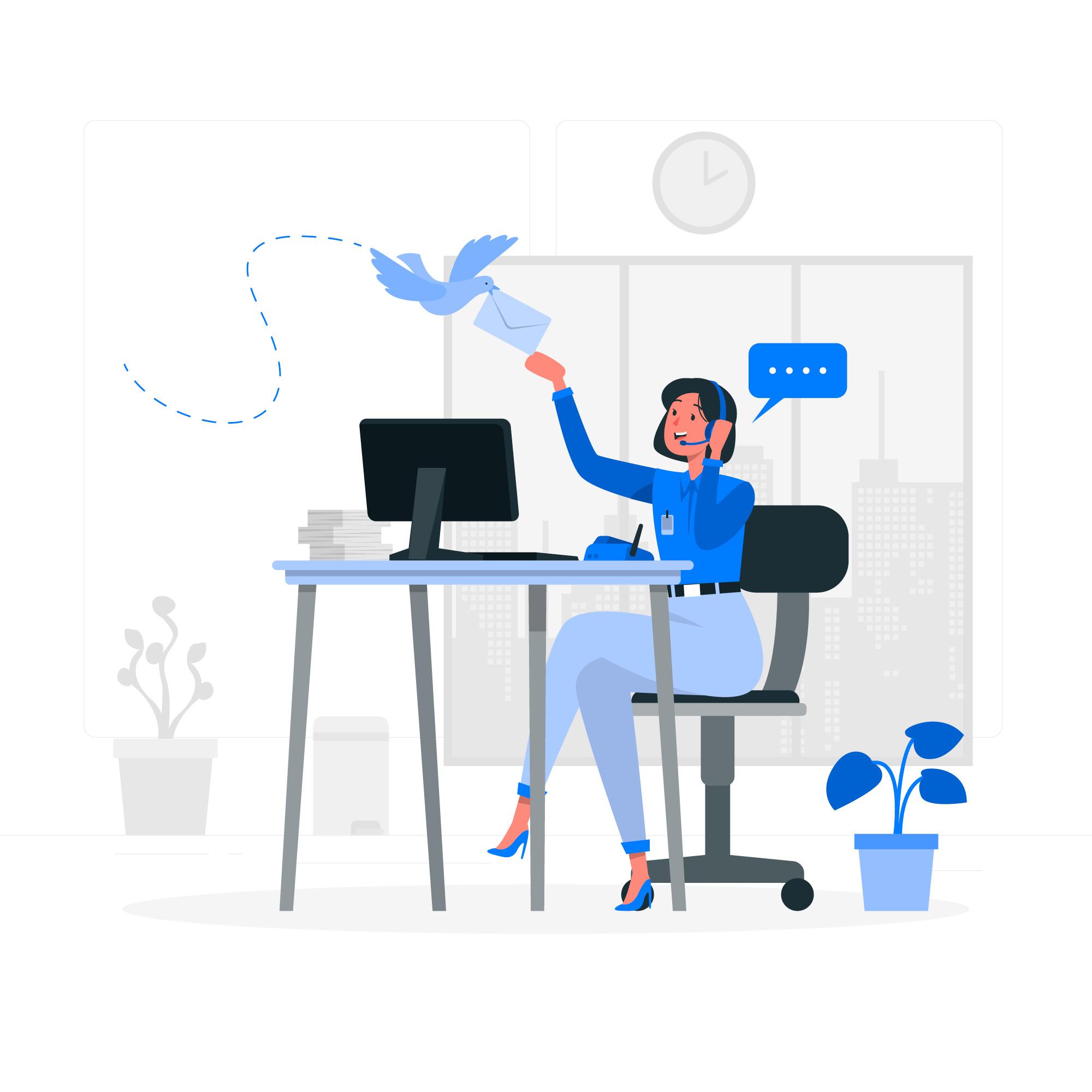 Contact illustration