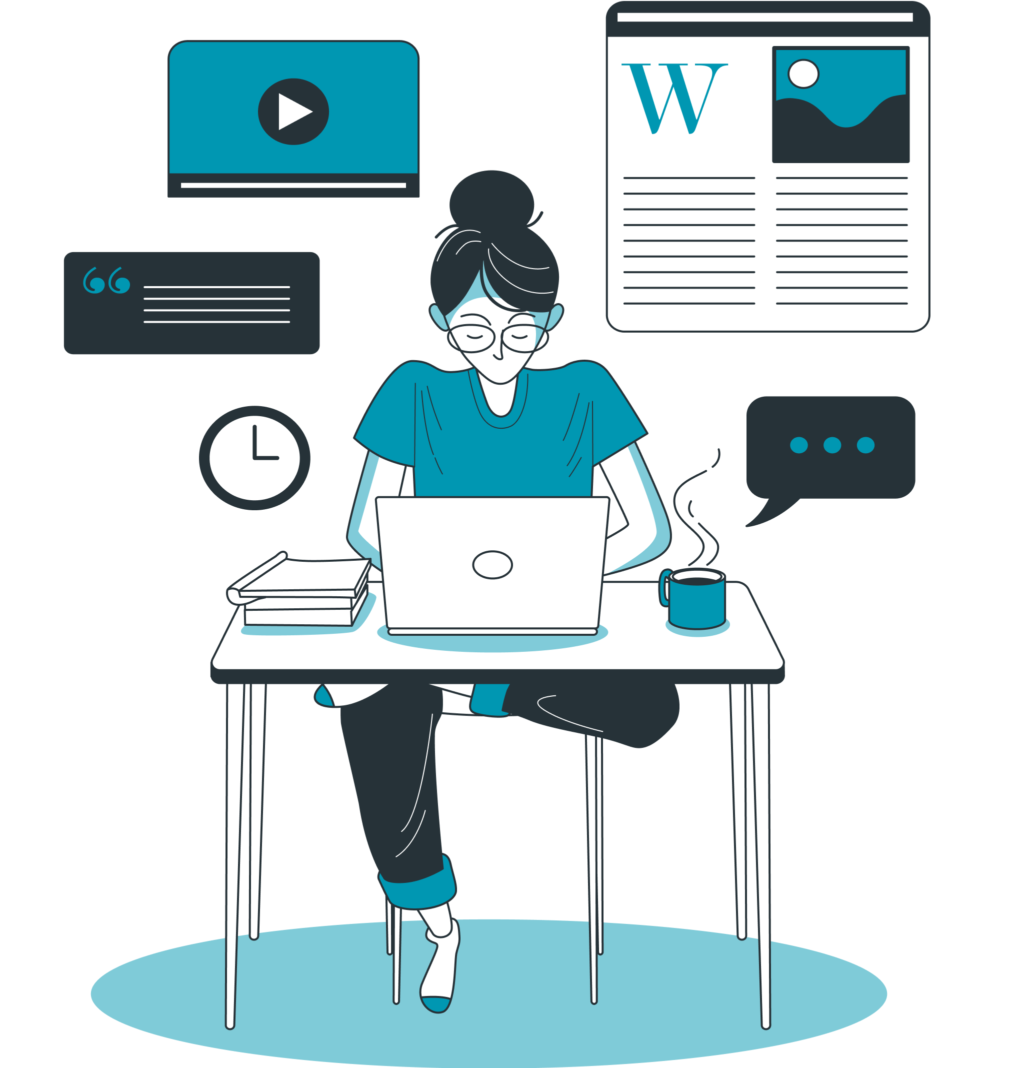 Advertising Platforms Illustration