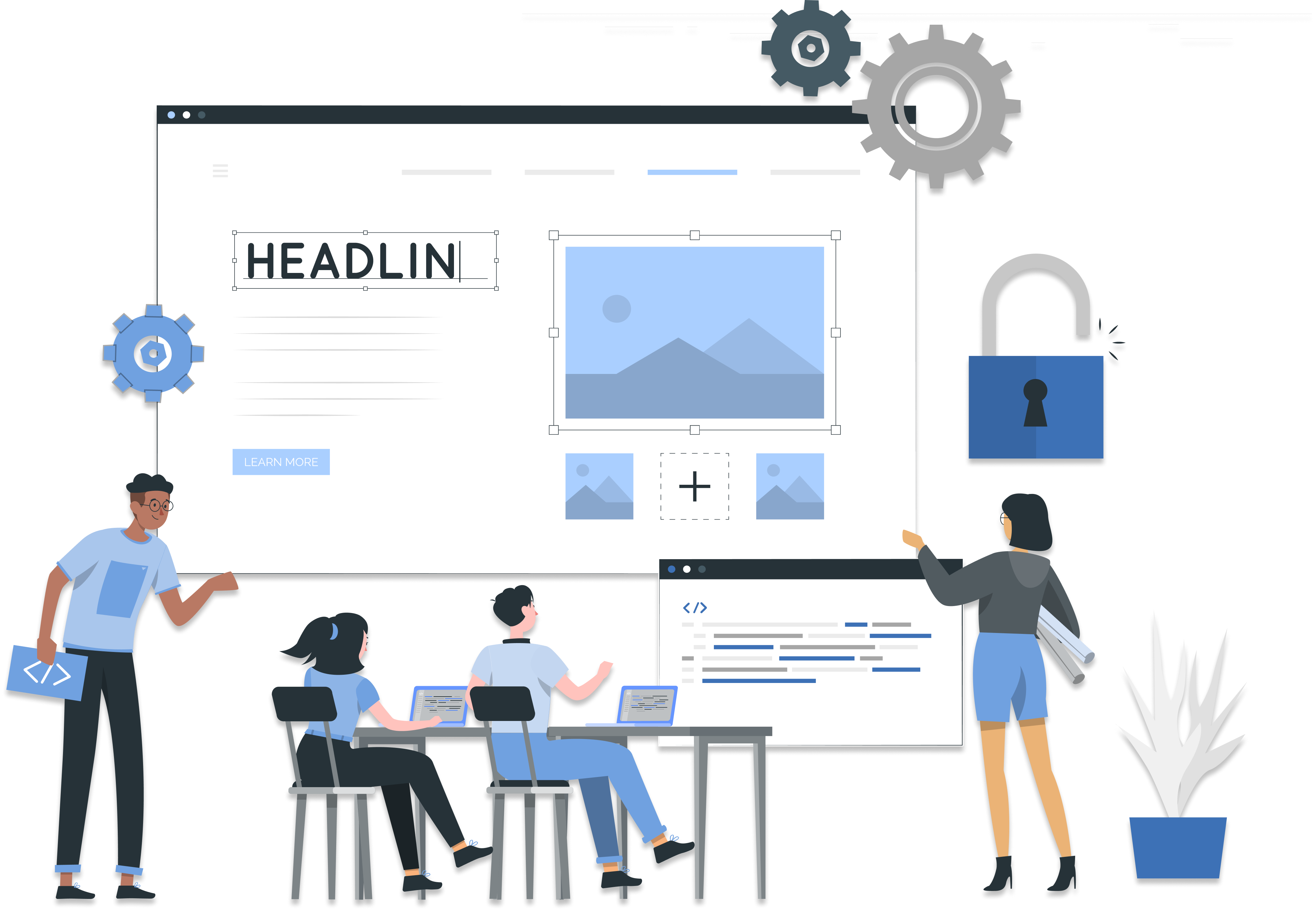 SEO optimization illustration